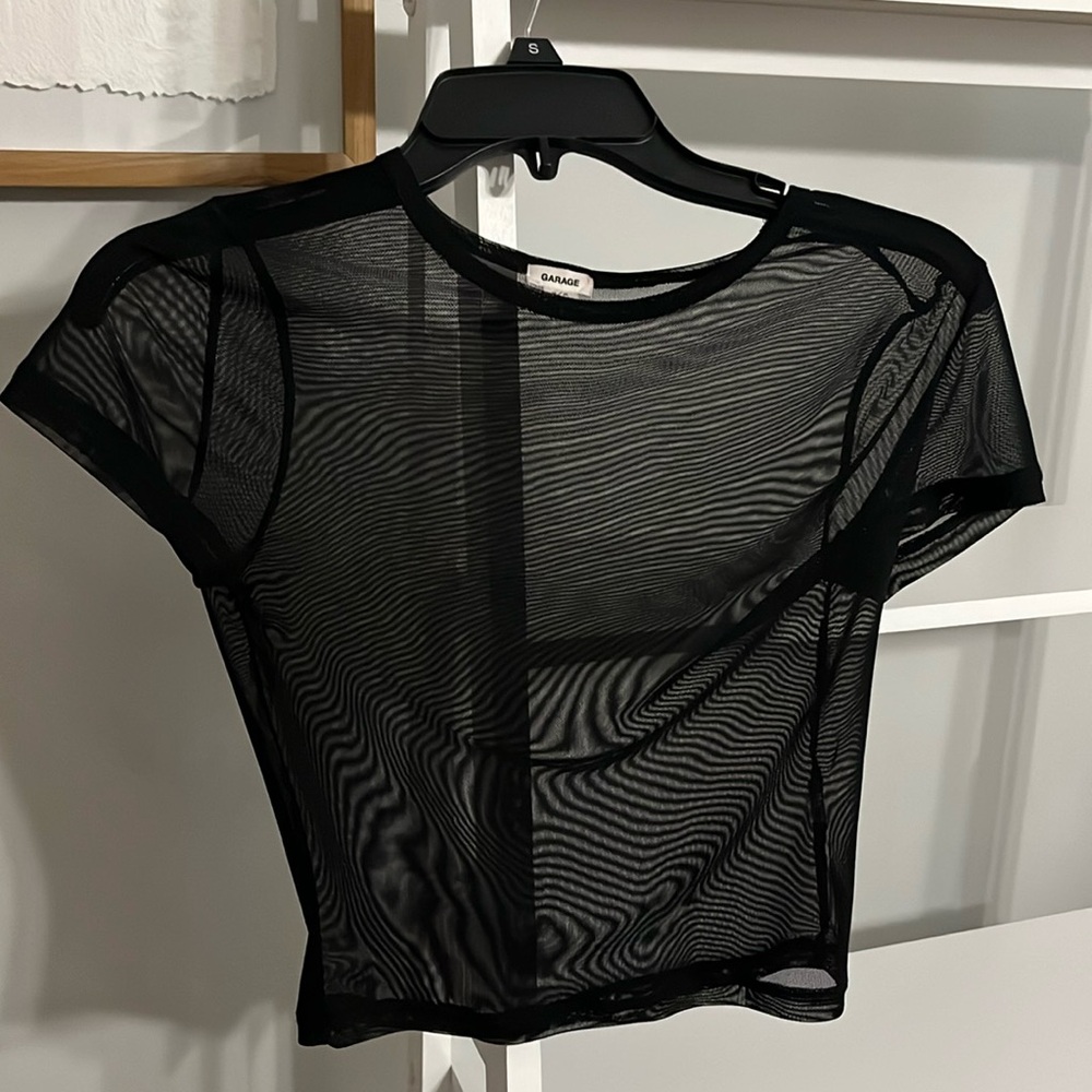 Sheer black t-shirt